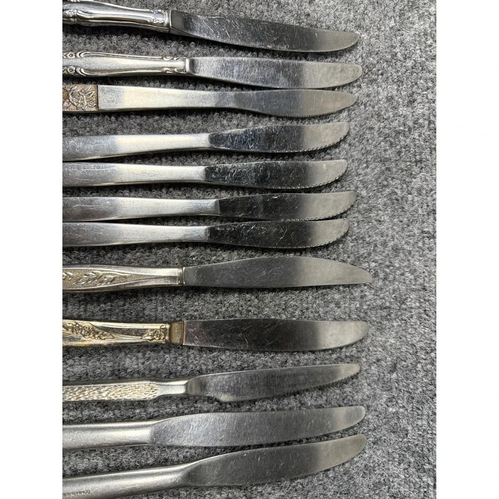 Mixed‎ Lot 13 Stainless Steel Knives